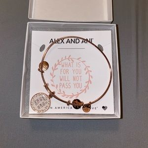 Rose Gold Alex and Ani bracelet